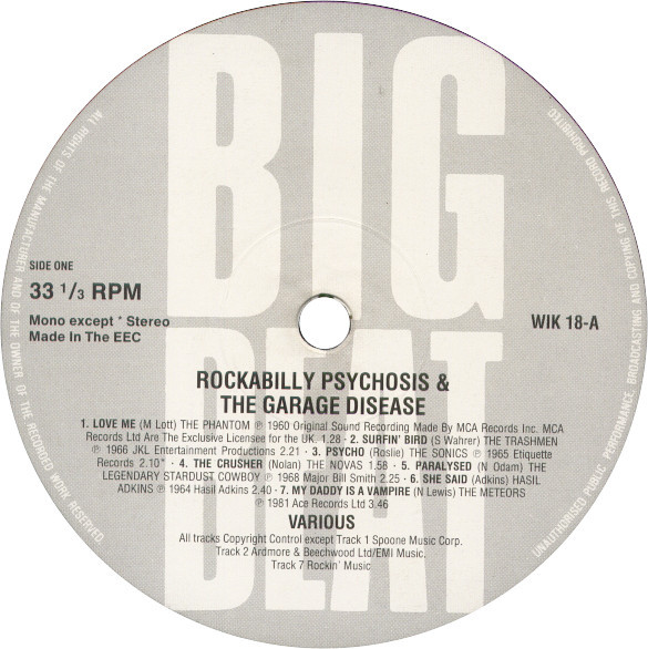 Rockabilly Psychosis And The Garage Disease - Image 3