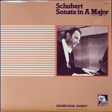 Sonata In A Major (Posthumous) D. 959