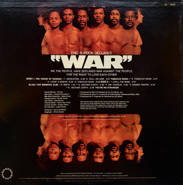 Eric Burdon Declares "War" - Image 2