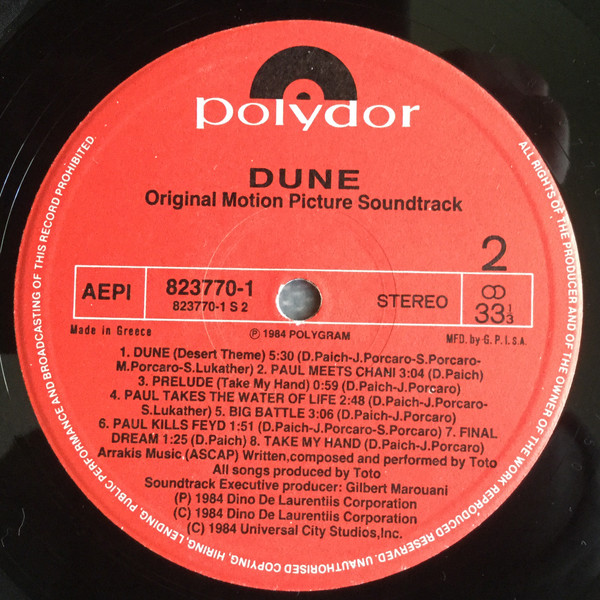 Dune (Original Soundtrack Recording) - Image 4
