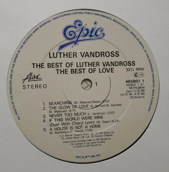 The Best Of Luther Vandross...The Best Of Love - Image 3