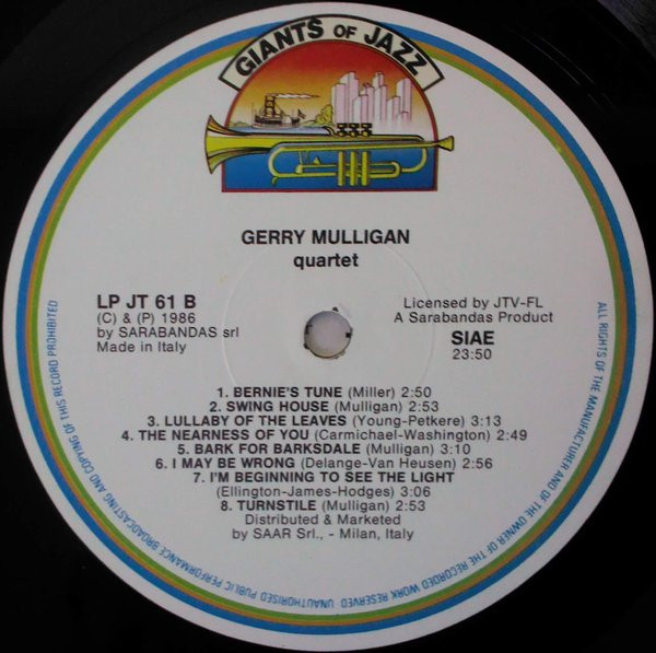 Gerry Mulligan Quartet With Chet Baker - Image 4