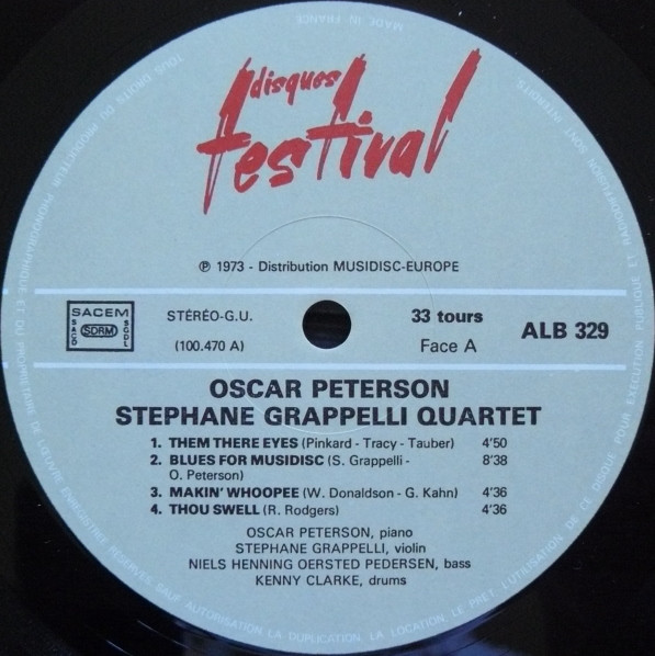 Oscar Peterson - Stephane Grappelli Quartet - Image 4