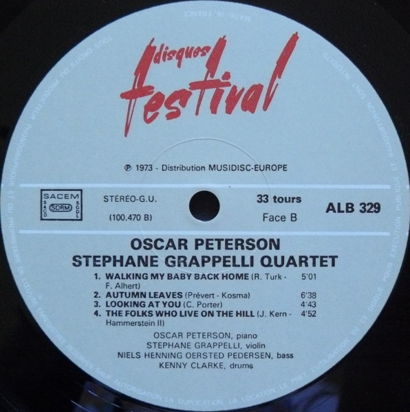 Oscar Peterson - Stephane Grappelli Quartet - Image 5