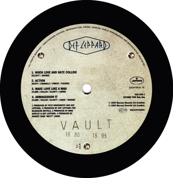 Vault: Def Leppard Greatest Hits 1980-1995 - Image 5